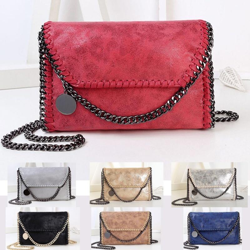Elegant Fashion Women Message Zipper Portable Chains Soft Shoulder Handbags Totes