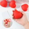 Red Love Heart Squeeze Toy Stress Relief Heart Shape Stress Ball Sensory Fidget Toy Decompression Tool Valentine's Day Gift Party Favors