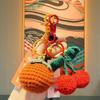 Lucky Persimmon Hand-Woven Keychain