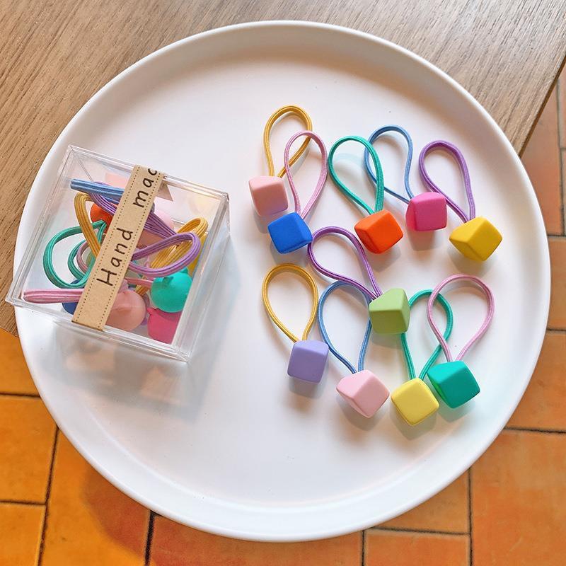 Dopamine Color Hair Ties for Kids: High Elasticity, Gentle On Hair, Canned for Convenience