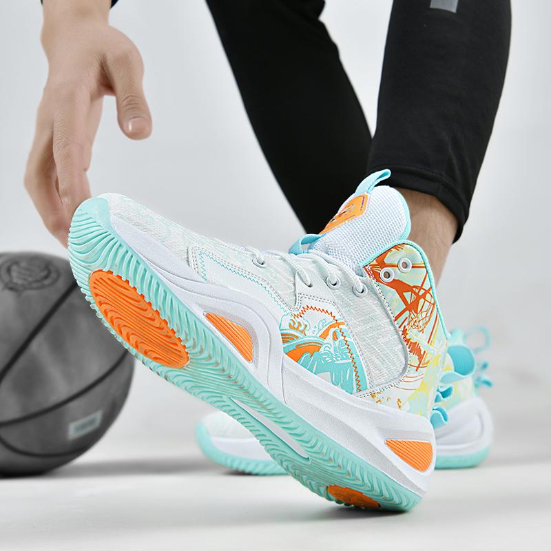 Neue Basketballschuhe für Herren Dämpfende Basketball-Sneaker für Damen High-Top Outdoor-Sportschuhe Atmungsaktive Sportschuhe