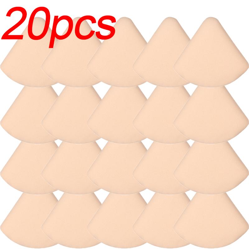 20pcs Soft Thick Powder Puff Powder Liquid Cosmetics Puff Makeup Puffs Wet Dry Use Concealer Foundation Sponge Cushions Tool