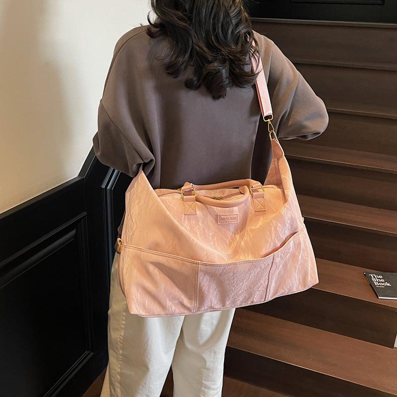 Large capacity travel bag Women's new boarding bag Dry and wet separation Hand luggage bag Short-distance travel bag