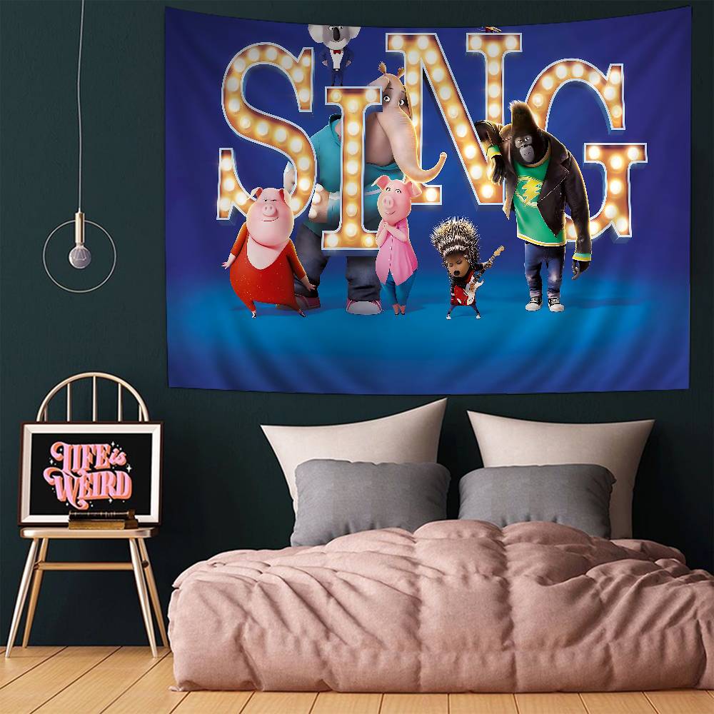 SSing 2 Movie Chart Tapestry Home Decoration Hippie Bohemian Decoration Divination Wall Hanging Home Decor
