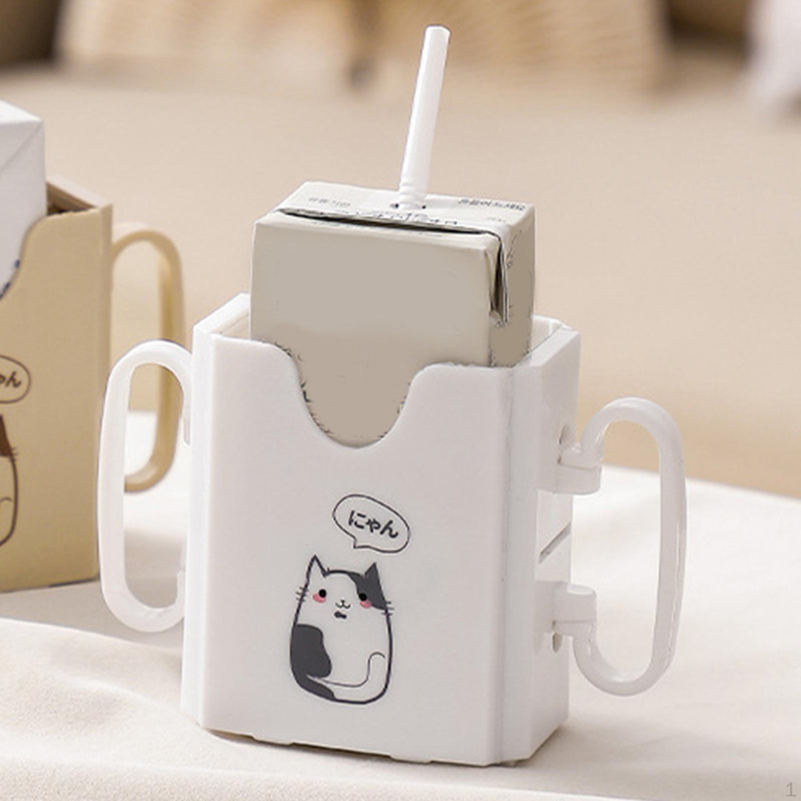 

Держатель для коробки для детского сока Регулируемый, непроливаемый Портативный Легкий Легко носить с ручкой