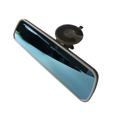 Achismel Car Rearview Mirror with Suction Blue Cup, Universal, Anti-Glare, Mirror, Anti-Drop (Gray + Black)