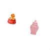 Festival Treasure Basin Cornucopia Ornament And Porcelain Ginger Jar Vase with Lid for Year