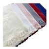 36cm Wide Embroidered Cotton Lace Trim for Lolita-Style Clothing & Curtain Decoration