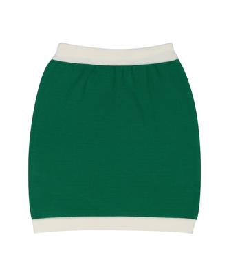 Celtio Line Point Soft Knit Skirt Green