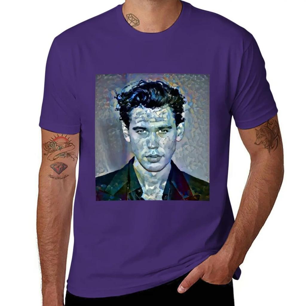 Austin Butler Portrait T-Shirt customizeds customs animal prinfor boys mens graphic t-shirts pack