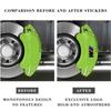2026 Hot 6PCS Car Brake Decorative Stickers Wheel Hub Styling Decals Accessories For BMW M X1 X3 X5 X6 X7 M3 E84 E83 F25 E91 E60 E30 E90