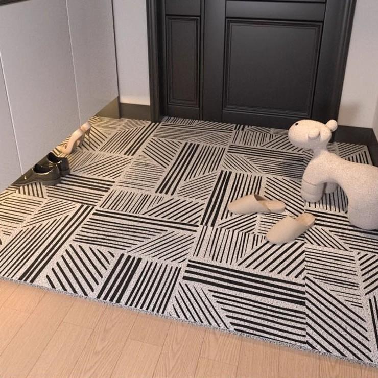 Vstupní rohožka z PVC s protiskluzovým odolným designem pro domácí i komerční použití