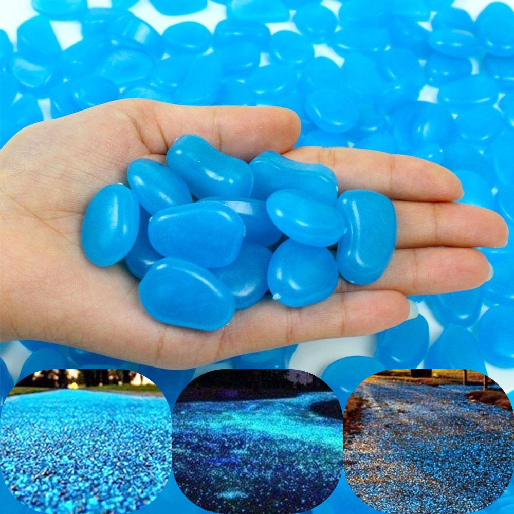 Leuchtender Fels Schüttgut Garten Außenbereich Garten leuchtende Kieselsteine leuchtender Stein Hinterhof Landschaft Aquarium Pflanzendekoration