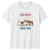Less People More Dog Dogs Animals Unisexs TShirt Unisexs Tee Graphic Pet Lovers