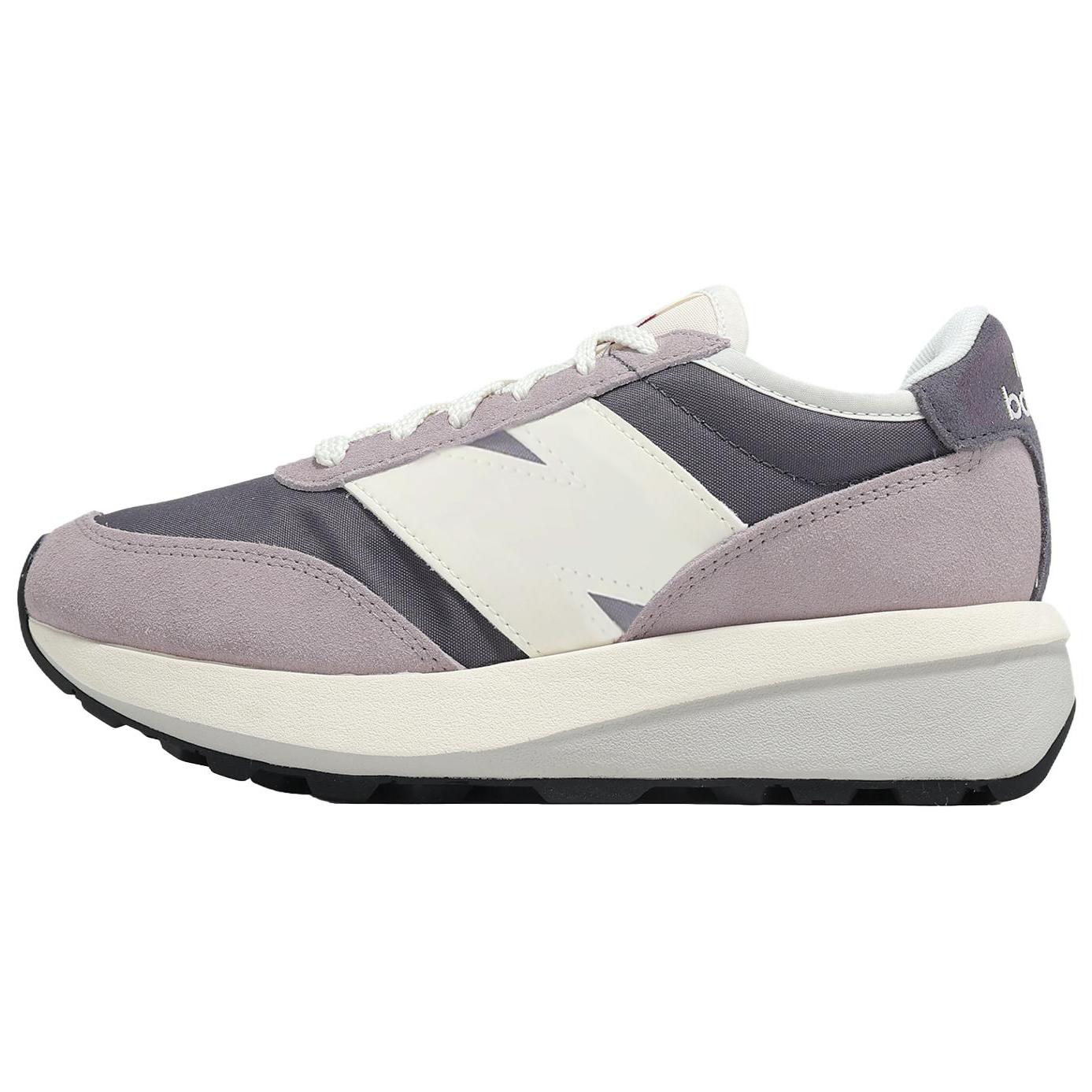 New Balance 370 Comfortable Fitting Durable Breathable Running Shoes Unisex sneakers Purple White U370644 36