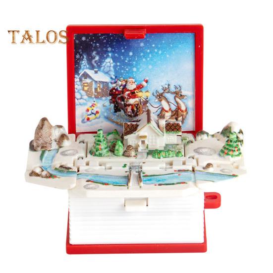 

Мини 3D складная книга брелок Popping Mini World подвесное украшение крошечная кофейня Great Wall Castle складная книга брелок кулон D