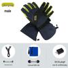 Windproof, Waterproof Heated Cycling Gloves - Fleece-Lined for Winter Cold Protection, Unisex