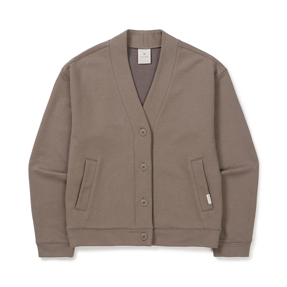 [Snowpeak] Women's V-Neck Cardigan Cocoa (S24FWFFJ63)
