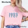 Taylors Versiov 1989 Print T-Shirt Originale Street-Shirts Kreativität Casual T-Shirt Harajuku T-Shirt