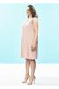 Women's Big Size Dress Pink Knitted Plus Size Dress