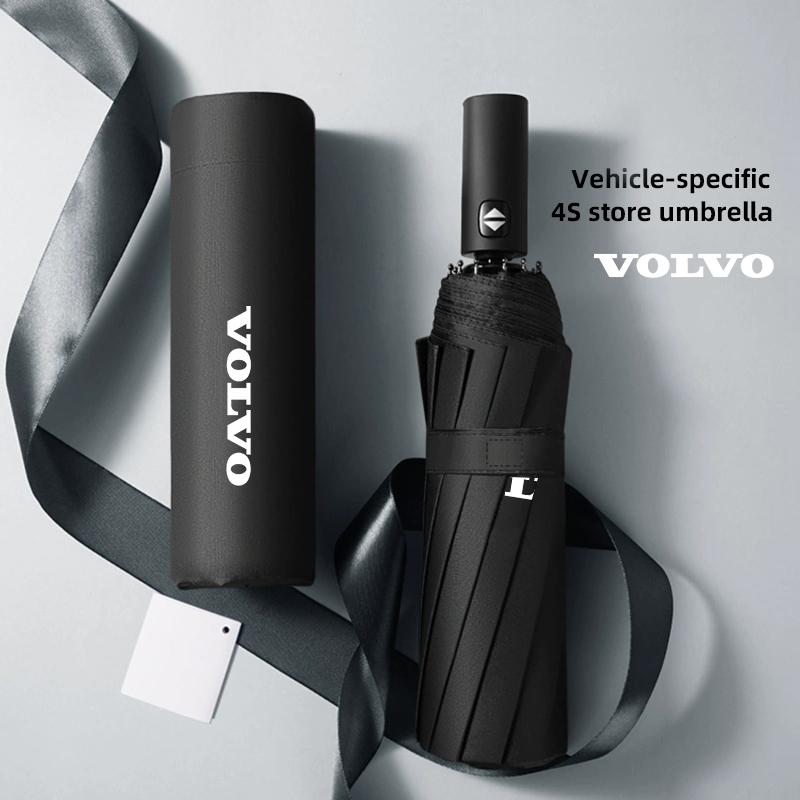 

Volvo Car Emblem Automatic Umbrella Collapsible Sunshade UV Protection For V60 S90 T6 S80 V70 V40 XC90 XC40 V50 C30 XC60 S60 V90 чёрный