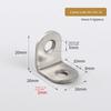 10/20pcs Shelf Bracket Closet 90 Degree Bracket Bed Brackets Metal Shelf Holder Stainless Steel Fasteners Aluminum Corner Screen
