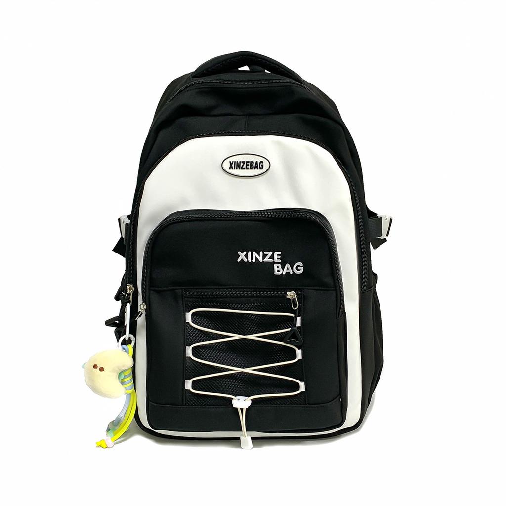 Schoolbag large capacity Japanese ins wind backpack middle school student college bag female junior high school student Mori simple backpack
