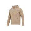 Letter Logo Embroidered Hooded Pullover Sweatshirt for Men with Drawstring