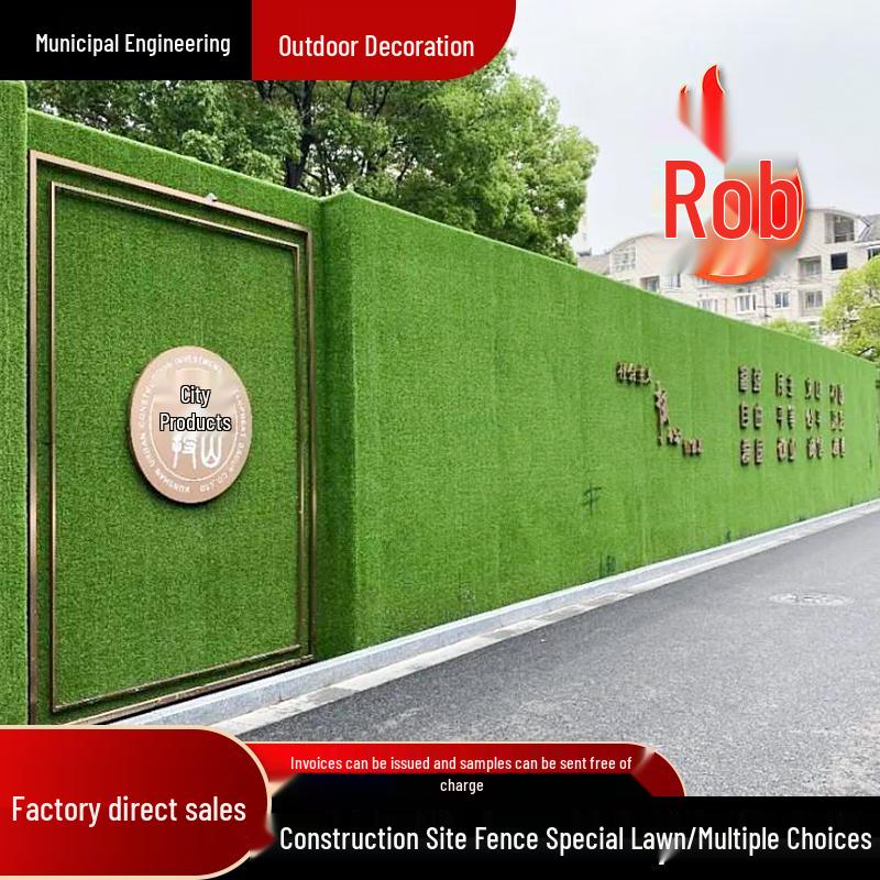 Green Steel Hoarding: Temporary Road Safety and Isolation Barrier for Construction Sites