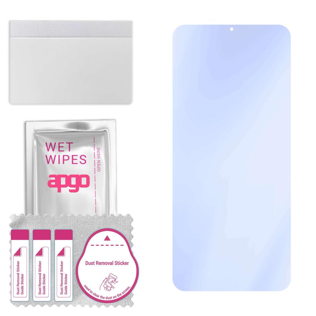 apgo Ultra-Clear 9H Hybrid Protective Glass Compatible with Wiko View4 Lite, Flexible Nano Glass, Great Replacement for Tempered Glass, Scratch-resist