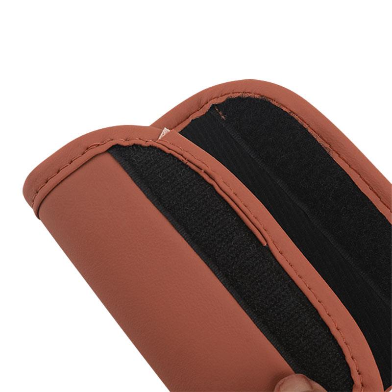 1/2Pcs Car Roof Handle Cover Door Armrest Leather Covering for Toyota Gazoo Racing Corolla TRD Yaris Chr Auris Rav4 Camry Prius Prado Avensis
