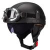 Vintage-Style Open Face Motorcycle Helmet Adults Unisex ABS Half With 3C Certification