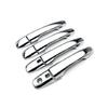 For Toyota Yaris Ativ AC100   Car Accessories ABS Chrome Door Handle Cover With Smart Key Hole Catch Cap Trim Molding