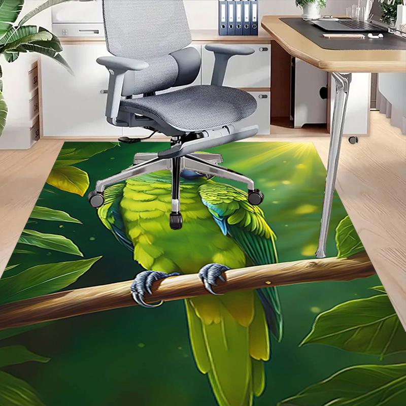 1PC parrot, branch Extra Large Non Slip Floor carpet, Office, family, Studio   Large Area Rug Indoor Rugs, Bold Statement Piece