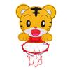 Hanging Basketball Hoop Mini Plastic with Basketball Net Ball for Indoor Outdoor Toy Sports Game
