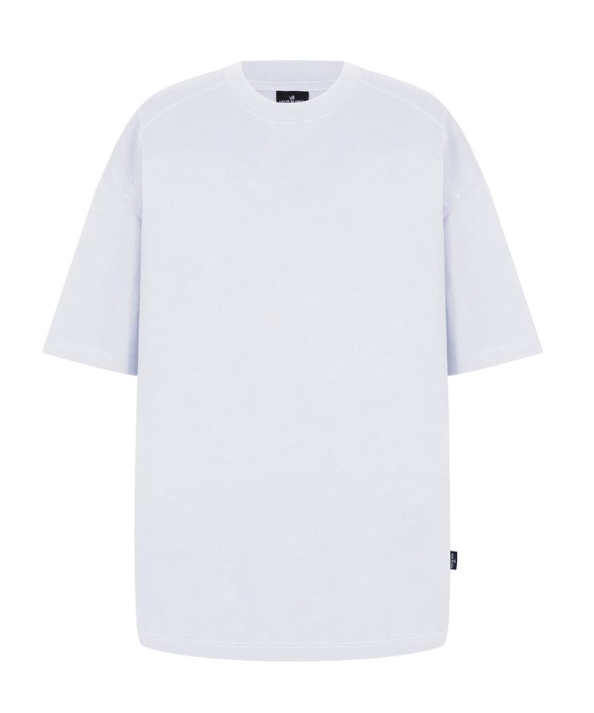 Baldebeullangko [2Pack] Cotton Cut-Out Oversized Short Sleeve T-Shirt 3 Colors