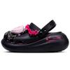 Crush Clog Classic Crush Cool Black Sweetheart Gift Box EVA Sweet Cool Girl Comfortable and Versatile Hole Shoes Unisex Black