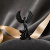 Engelsform Skulptur 3D Gedruckte Tanzende Figur, Moderne Geflügelte Frauenstatue, Schreibtisch Dekoration Dekorativ für Wohnzimmer, Schlafzimmer, Bücherregal Decor