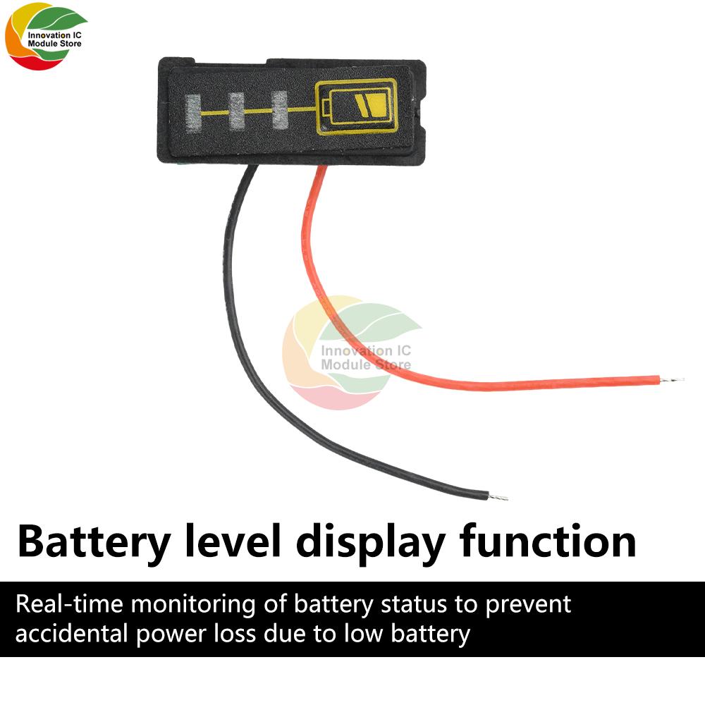 5S 18V 21V Battery Capacity Indicator Module with Power Display Battery Level Indicator Tester LED Display for 5S