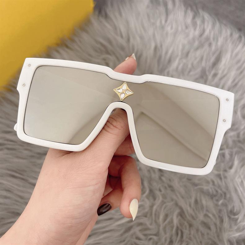 New Sunglasses Men's Driving Anti-UV Sunglasses Concave Shape Ladies Long Frame Sunglasses UV400