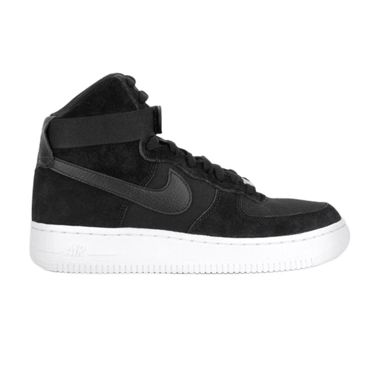 Nike Air Force 1 High GS Kids Sneakers Black White-Black 653998-009