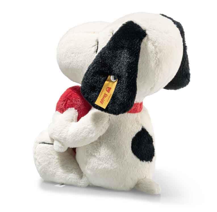 Snoopy Steiff Teddy Bear Soft Cuddly Friends Snoopy with Heart [Used]