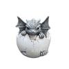Ornamenti creativi per vasi da fiori con drago e dinosauro che si abbracciano in stile pastorale, vasi da fiori per giardino, cortile, balcone, ornamenti decorativi fatti a mano