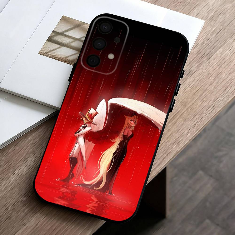A-Angel D-DustS H-Hazbin H-Hotel   Phone Case For Samsung Galaxy A73,A72,A71,A70,A53,A52,A51,Soft Silicone Black Cover