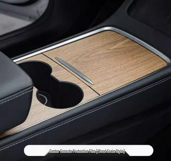 

Наклейка на панель консоли Tesla Model 3/Y, Дерево, Углеволокно, Аксессуар версии Refresh.