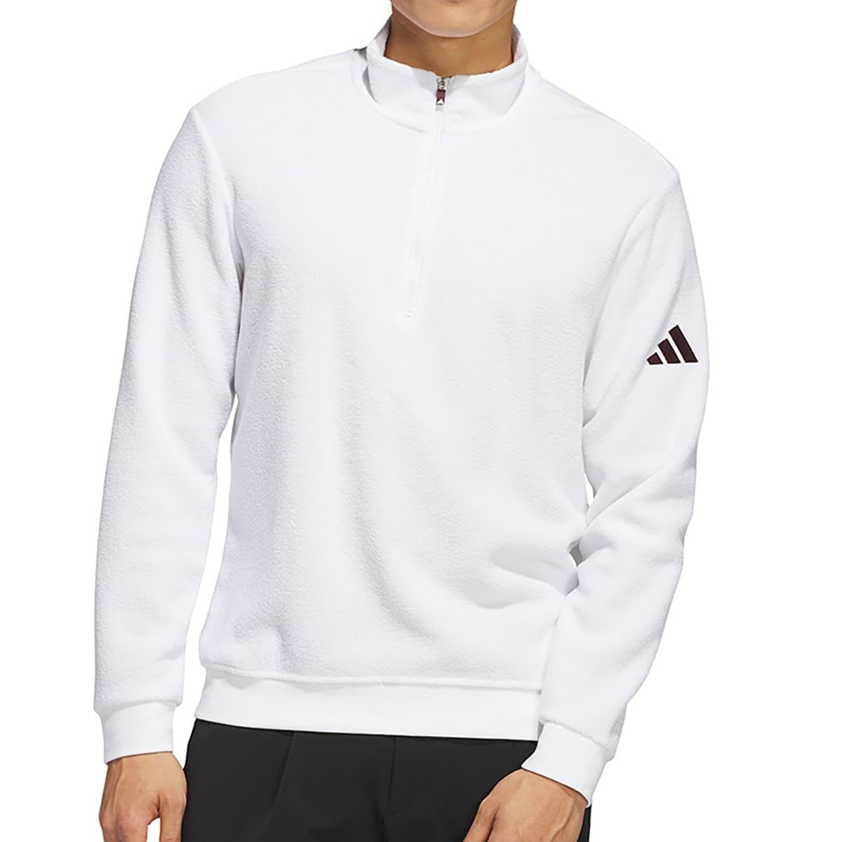 

Half-zip pile long-sleeved jacket