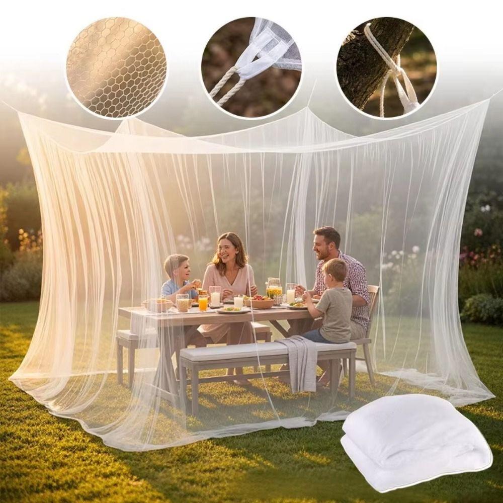Large Mosquito Net Shelter Portable Mosquito Mesh Bed Drapes Outdoor Mosquito Net Tent Patio Use