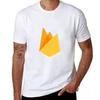 Firebase TShirt Basic Simple Design Short Sleeve Shirt