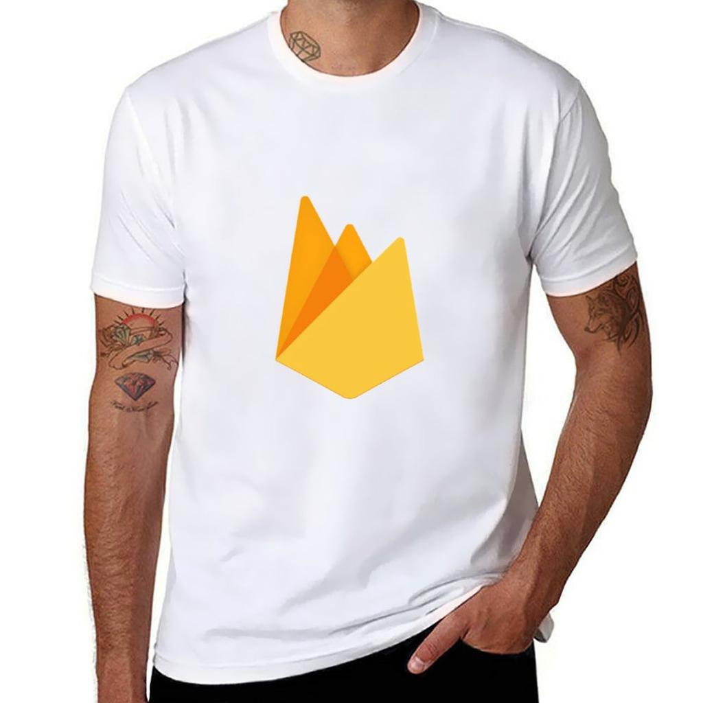 Firebase TShirt Basic Simple Design Short Sleeve Shirt