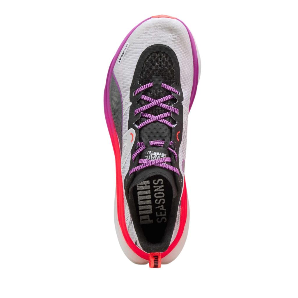 Puma Deviate Nitro Elite Trail White Glowing Red Pure Magenta Men Sneakers 310034-01